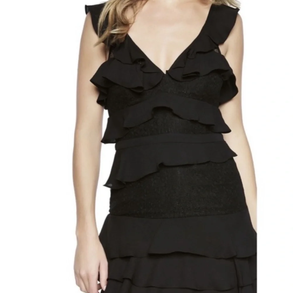 Bardot x Revolve Babylon Ruffle Lace Dress Size 6 or Small - Picture 14 of 14